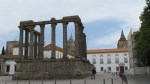 Evora – Place Conde Vila Flor, ruínes du temple romain