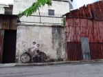 Ile Penang – Georgetown – Street art painting ‘Little children on a bicycle’