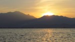 Phayao – Lac artificiel ‘Kwan Phayao’, coucher du soleil